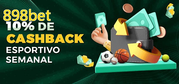 10% de bônus de cashback na 898bet